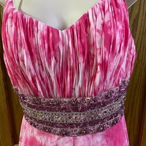 Alexia “Blush Prom” Pink gown with beading 14